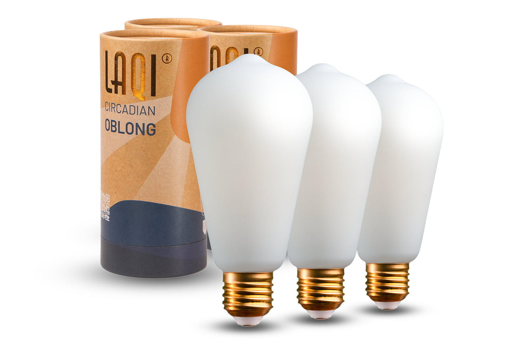 PACK : 3x Ampoules Circadiennes E27 (Oblong)
