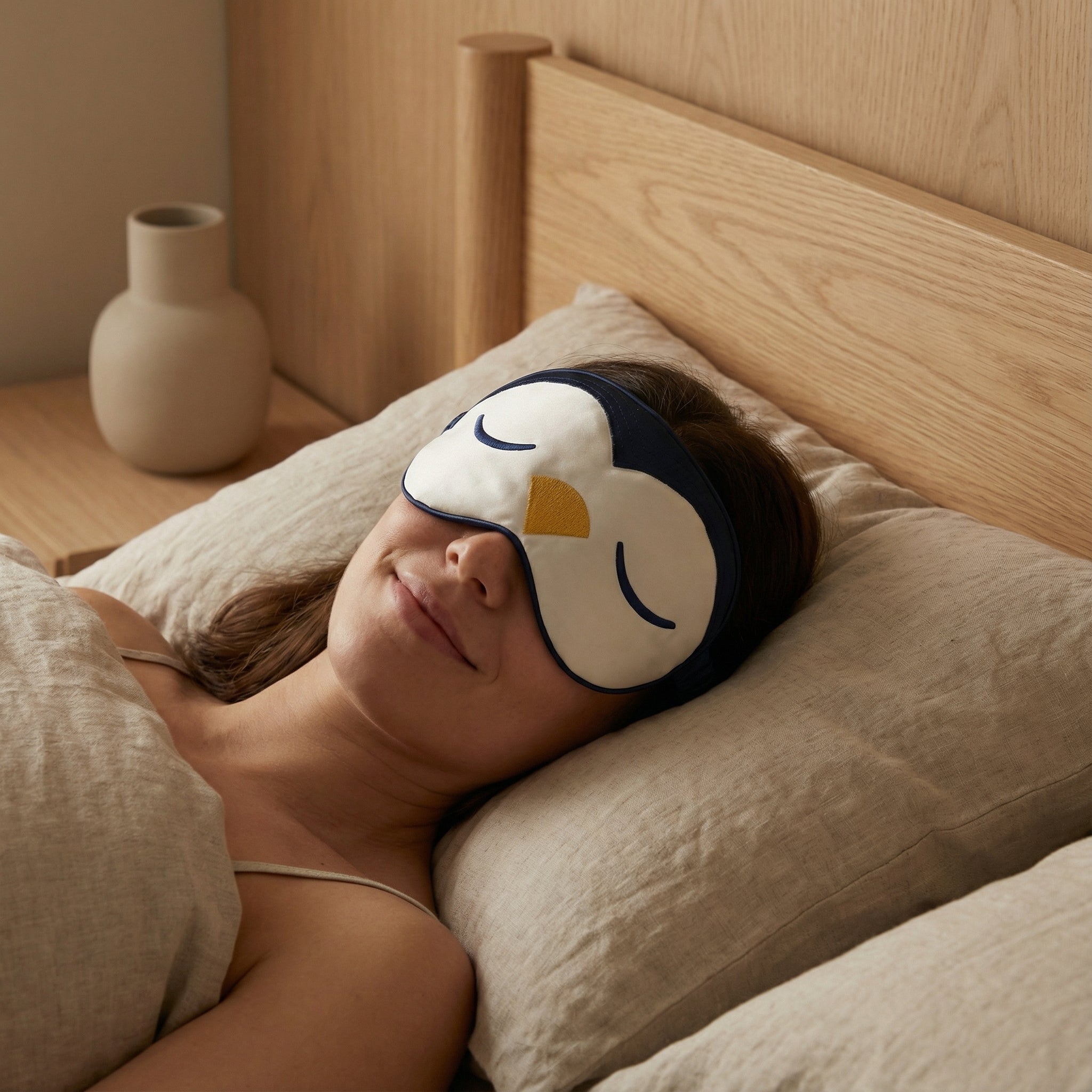 Masque de nuit en Soie de Mûrier